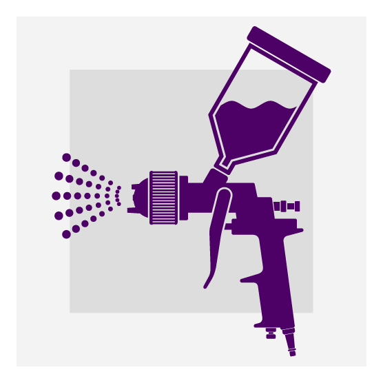 powder coating icon